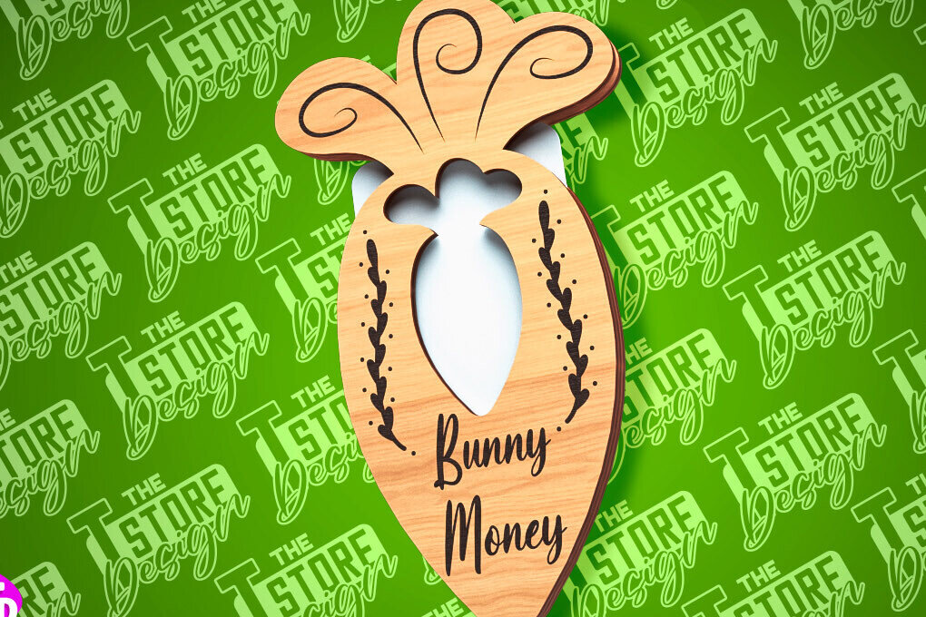 Intra απο ξύλο plywood  Χρώμα wenge 3mm-4mm πάχος - Θήκη Πασχαλινής Δωροκάρτας | CNC Δίασταση 15x15 cm INTRAFABR-118351280