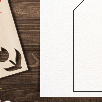 Intra απο ξύλο plywood  Χρώμα wenge 3mm-4mm πάχος - Ετικέτες δώρου Πάσχα Πακέτο Δίασταση 15x15 cm INTRAFABR-118137778 - Image 3