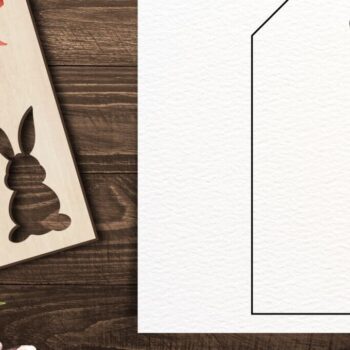 Intra απο ξύλο plywood  Χρώμα wenge 3mm-4mm πάχος - Ετικέτες δώρου Πάσχα Πακέτο Δίασταση 15x15 cm INTRAFABR-118137778 - Image 8