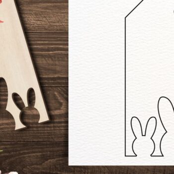 Intra απο ξύλο plywood  Χρώμα wenge 3mm-4mm πάχος - Ετικέτες δώρου Πάσχα Πακέτο Δίασταση 15x15 cm INTRAFABR-118137778 - Image 9