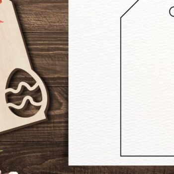 Intra απο ξύλο plywood  Χρώμα wenge 3mm-4mm πάχος - Ετικέτες δώρου Πάσχα Πακέτο Δίασταση 15x15 cm INTRAFABR-118137778 - Image 13