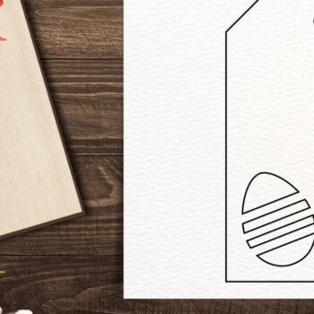 Intra απο ξύλο plywood  Χρώμα wenge 3mm-4mm πάχος - Ετικέτες δώρου Πάσχα Πακέτο Δίασταση 15x15 cm INTRAFABR-118137778 - Image 18