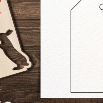 Intra απο ξύλο plywood  Χρώμα wenge 3mm-4mm πάχος - Ετικέτες δώρου Πάσχα Πακέτο Δίασταση 15x15 cm INTRAFABR-118137778 - Image 20