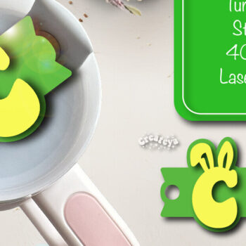 Intra απο ξύλο plywood  Χρώμα wenge 3mm-4mm πάχος - Πάσχα Glowforge Stanley Topper Δίασταση 15x15 cm INTRAFABR-95249590 - Image 1