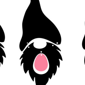 Intra απο ξύλο plywood  Χρώμα wenge 3mm-4mm πάχος - Πασχαλινά σκουλαρίκια Gnome Δίασταση 3x3 cm INTRAFABR-117849315