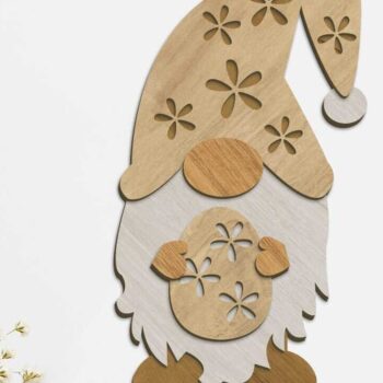 Intra απο ξύλο plywood  Χρώμα wenge 3mm-4mm πάχος - Διακοσμητικό πρότυπο δέσμης πασχαλινών καλικάντζων Δίασταση 6x10 cm INTRAFABR-71821147 - Image 6