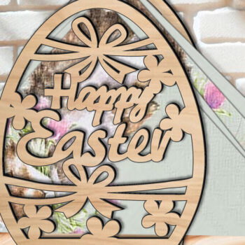 Intra απο ξύλο plywood  Χρώμα wenge 3mm-4mm πάχος - Πασχαλινή γιορτινή χαρτοπετσέτα λουλούδια αυγών Δίασταση 15x15 cm INTRAFABR-65078018 - Image 3