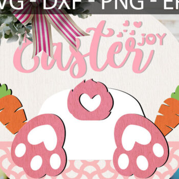 Intra απο ξύλο plywood Χρώμα wenge 3mm-4mm πάχος - Πασχαλινή Χαρά Στρογγυλή Πινακίδα Δίασταση 30x20 cm INTRAFABR-36329688 - Image 1