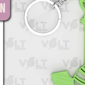 Intra απο ξύλο plywood  Χρώμα wenge 3mm-4mm πάχος - Πασχαλινό Κοπής με Λέιζερ Πασχαλινό Μπρελόκ Δίασταση 4x4 cm INTRAFABR-36329809