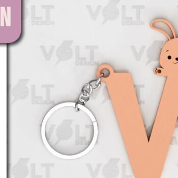 Intra απο ξύλο plywood  Χρώμα wenge 3mm-4mm πάχος - Πασχαλινό Κοπής με Λέιζερ Πασχαλινό Μπρελόκ Δίασταση 4x4 cm INTRAFABR-50021048 - Image 1