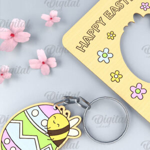 Intra απο ξύλο plywood  Χρώμα wenge 3mm-4mm πάχος - Πασχαλινό μπρελόκ. Πασχαλινό μπρελόκ με λέιζερ Δίασταση 4x4 cm INTRAFABR-106194538