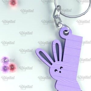 Intra απο ξύλο plywood  Χρώμα wenge 3mm-4mm πάχος - Πασχαλινό μπρελόκ με λέιζερ. Γράμμα Ι Δίασταση 4x4 cm INTRAFABR-82276873