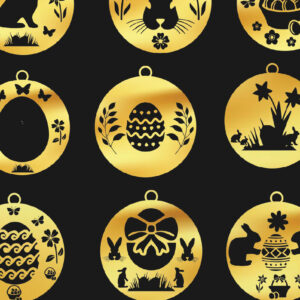 Intra απο ξύλο plywood  Χρώμα wenge 3mm-4mm πάχος - Πασχαλινό Πακέτο κοπής με λέιζερ Δίασταση 30x20 cm INTRAFABR-114738156