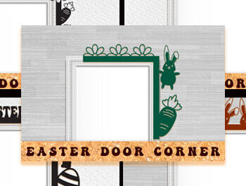 Intra απο ξύλο plywood  Χρώμα wenge 3mm-4mm πάχος - Πασχαλινό Door Corner . Δίασταση 15x15 cm INTRAFABR-92883809 - Image 1