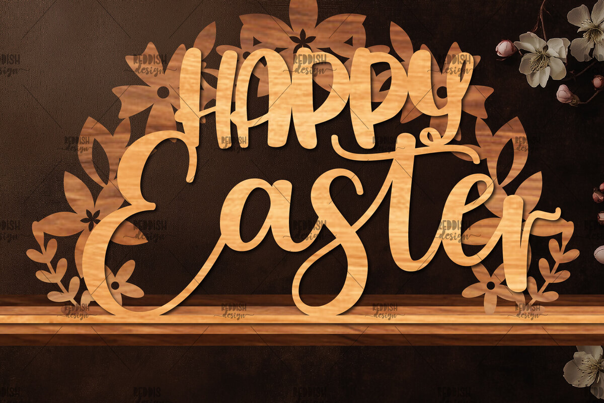 Intra απο ξύλο plywood  Χρώμα wenge 3mm-4mm πάχος - Πασχαλινή βάση κοπής με λέιζερ Δίασταση 15x15 cm INTRAFABR-117251565