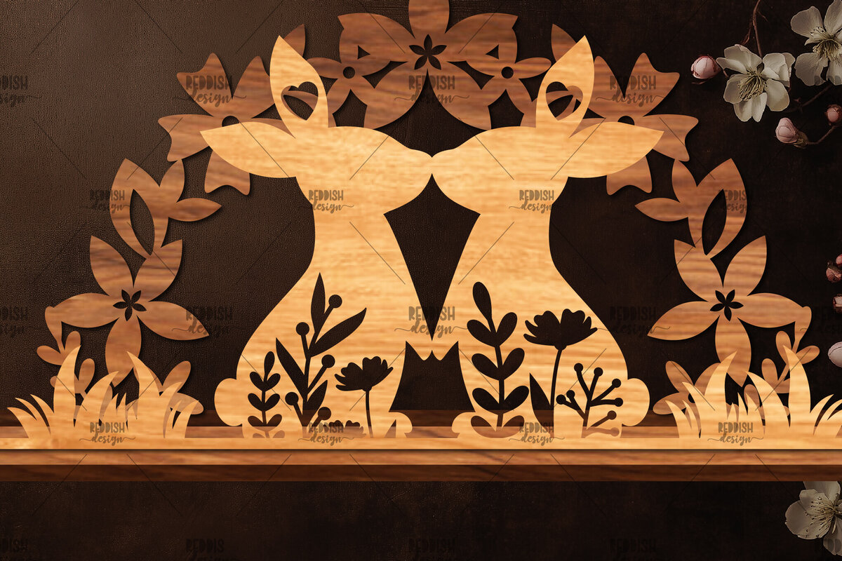 Intra απο ξύλο plywood  Χρώμα wenge 3mm-4mm πάχος - Πασχαλινή βάση κοπής με λέιζερ Δίασταση 15x15 cm INTRAFABR-117252452