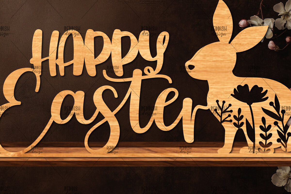 Intra απο ξύλο plywood  Χρώμα wenge 3mm-4mm πάχος - Πασχαλινή βάση κοπής με λέιζερ Δίασταση 15x15 cm INTRAFABR-117255360