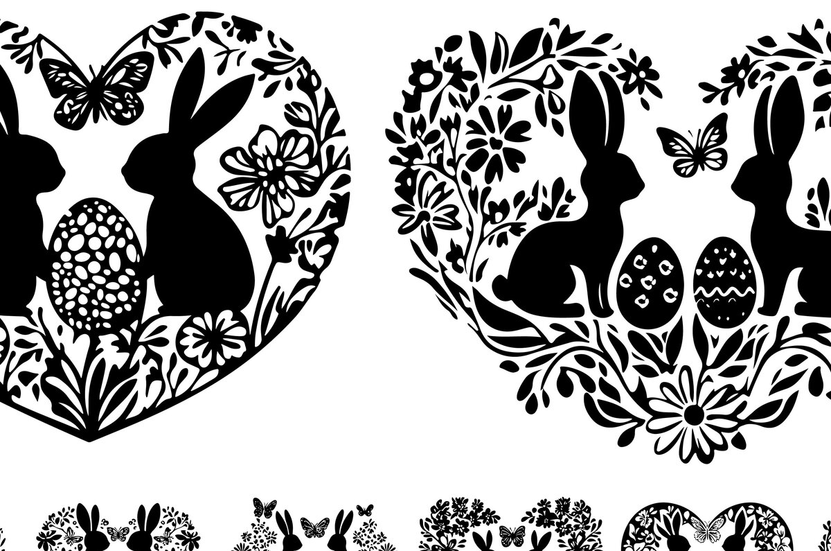 Intra απο ξύλο plywood  Χρώμα wenge 3mm-4mm πάχος - Συλλογή διάνυσμα πασχαλινής περικοπής με λέιζερ Δίασταση 3x3 cm INTRAFABR-117276168