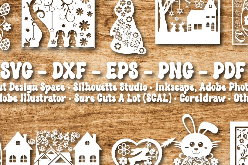 Intra απο ξύλο plywood  Χρώμα wenge 3mm-4mm πάχος - Πασχαλινό Laser/Paper Cut Bundle Δίασταση 15x15 cm INTRAFABR-27408075