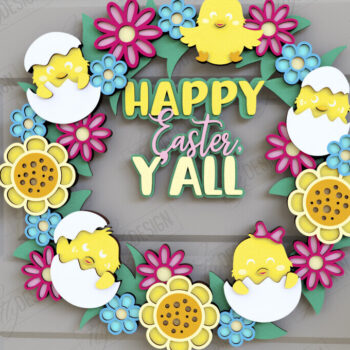 Intra απο ξύλο plywood  Χρώμα wenge 3mm-4mm πάχος - Πασχαλινή δέσμη στεφάνι |Διακόσμηση τοίχου Δίασταση 15x15 cm INTRAFABR-96811822 - Image 10