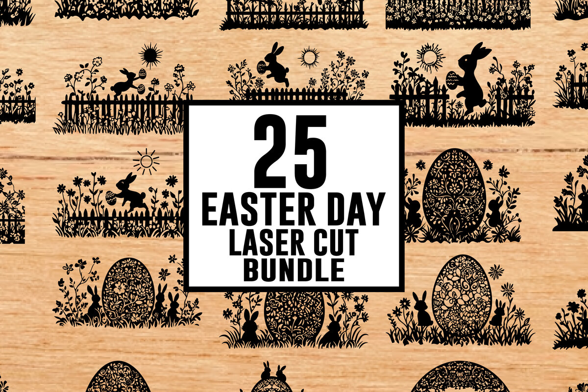 Intra απο ξύλο plywood  Χρώμα wenge 3mm-4mm πάχος - Easter Magic - 25 σχέδια κοπής με λέιζερ Δίασταση 4x4 cm INTRAFABR-77192985