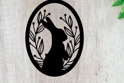 Intra απο ξύλο plywood  Χρώμα wenge 3mm-4mm πάχος - Πασχαλινή Τέχνη Τοίχου Κοπής με Λέιζερ Δίασταση 40x50 cm INTRAFABR-67607261