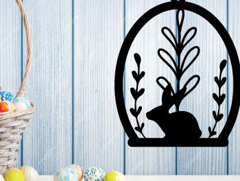 Intra απο ξύλο plywood  Χρώμα wenge 3mm-4mm πάχος - Πασχαλινή Τέχνη Τοίχου Κοπής με Λέιζερ Δίασταση 40x50 cm INTRAFABR-94325211 - Image 2