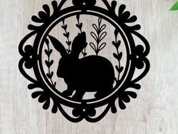 Intra απο ξύλο plywood  Χρώμα wenge 3mm-4mm πάχος - Πασχαλινή Τέχνη Τοίχου Κοπής με Λέιζερ Δίασταση 40x50 cm INTRAFABR-94325553 - Image 1