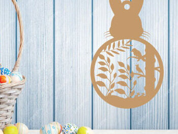 Intra απο ξύλο plywood Χρώμα wenge 3mm-4mm πάχος - Πασχαλινή Τέχνη Τοίχου Κοπής με Λέιζερ Δίασταση 40x50 cm INTRAFABR-94325662 - Image 2