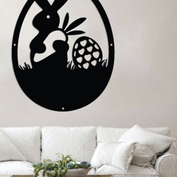 Intra απο ξύλο plywood  Χρώμα wenge 3mm-4mm πάχος - Πασχαλινή τέχνη τοίχου, κοπής με λέιζερ Δίασταση 40x50 cm INTRAFABR-94325692 - Image 2