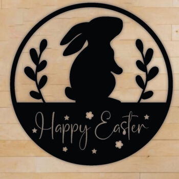 Intra απο ξύλο plywood  Χρώμα wenge 3mm-4mm πάχος - Πασχαλινή τέχνη τοίχου, Δίασταση 40x50 cm INTRAFABR-94325006 - Image 1