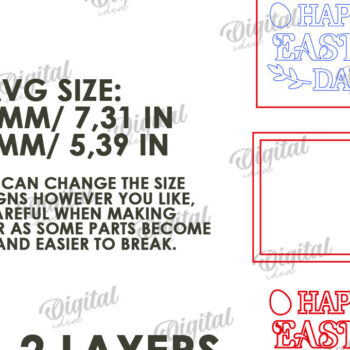 Intra απο ξύλο plywood  Χρώμα wenge 3mm-4mm πάχος - Πασχαλινή Μίνι πινακίδα . Πασχαλινή διακόσμηση Δίασταση 15x15 cm INTRAFABR-94266327 - Image 2