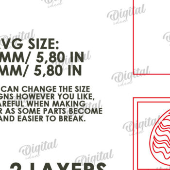 Intra απο ξύλο plywood  Χρώμα wenge 3mm-4mm πάχος - Πασχαλινή Μίνι πινακίδα . Πασχαλινή διακόσμηση Δίασταση 15x15 cm INTRAFABR-76979746 - Image 2