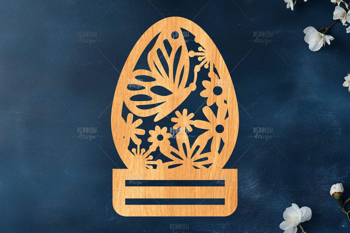 Intra απο ξύλο plywood  Χρώμα wenge 3mm-4mm πάχος - Πασχαλινό κλιπ χρημάτων Δίασταση 15x15 cm INTRAFABR-103919751