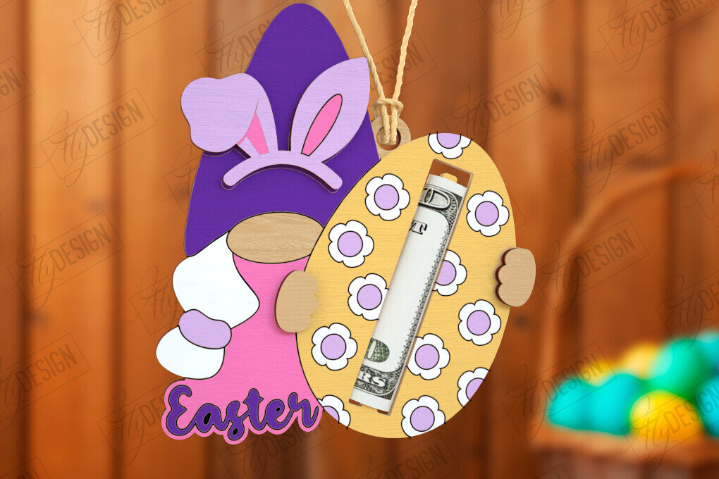 Intra απο ξύλο plywood  Χρώμα wenge 3mm-4mm πάχος - Πασχαλινός Χρηματοφύλακας | Ευχετήριες κάρτες Δίασταση 15x15 cm INTRAFABR-64989103