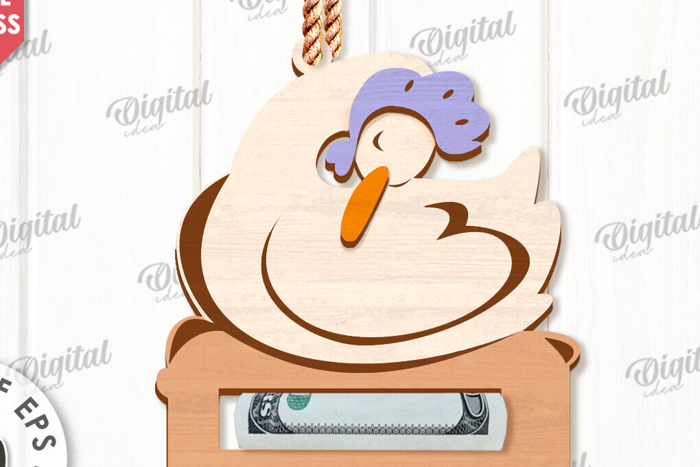 Intra απο ξύλο plywood  Χρώμα wenge 3mm-4mm πάχος - Πασχαλινή θήκη χρημάτων με λέιζερ Δίασταση 15x15 cm INTRAFABR-95790944