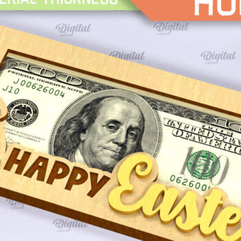 Intra απο ξύλο plywood  Χρώμα wenge 3mm-4mm πάχος - Πασχαλινοί κάτοχοι χρημάτων Δέσμη κοπής με λέιζερ Δίασταση 15x15 cm INTRAFABR-76076043 - Image 6