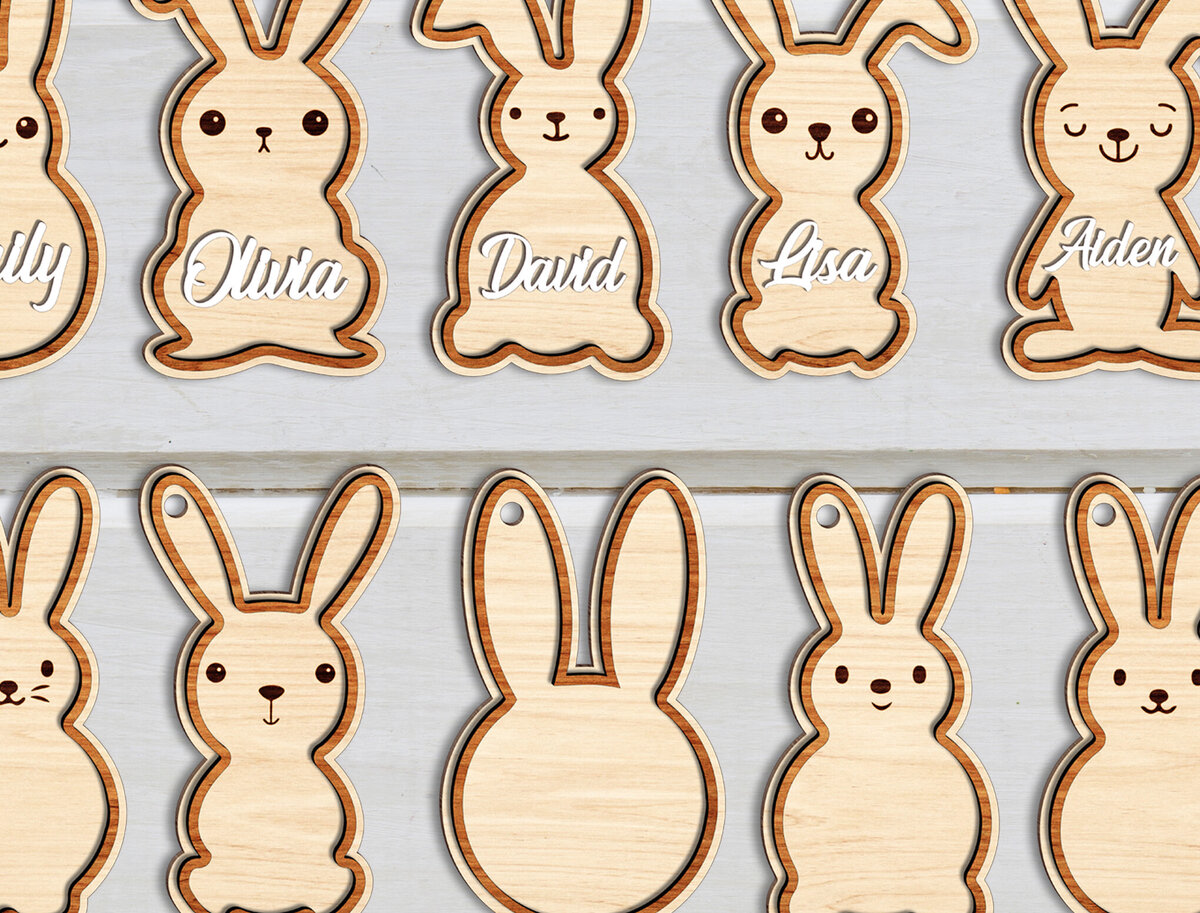 Intra απο ξύλο plywood  Χρώμα wenge 3mm-4mm πάχος - Λέιζερ Πασχαλινής Ετικέτας Δίασταση 30x20 cm INTRAFABR-104359906