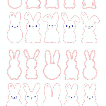 Intra απο ξύλο plywood  Χρώμα wenge 3mm-4mm πάχος - Λέιζερ Πασχαλινής Ετικέτας Δίασταση 30x20 cm INTRAFABR-104359906 - Image 3