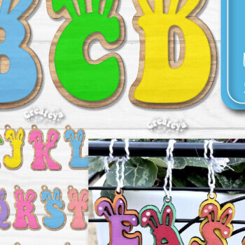 Intra απο ξύλο plywood  Χρώμα wenge 3mm-4mm πάχος - Πασχαλινό όνομα Ετικέτα Καλάθι Ετικέτες Δίασταση 15x15 cm INTRAFABR-104316970 - Image 1