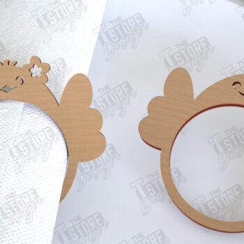 Intra απο ξύλο plywood  Χρώμα wenge 3mm-4mm πάχος - Δαχτυλίδια Πασχαλινής Χαρτοπετσέτας | Διακοπές Δίασταση 15x15 cm INTRAFABR-90090319 - Image 5