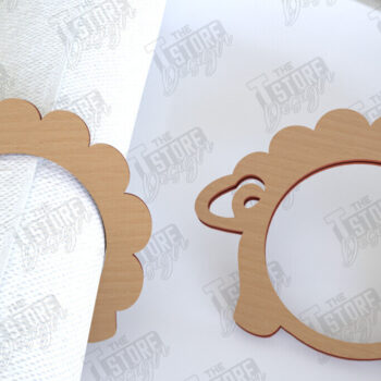 Intra απο ξύλο plywood  Χρώμα wenge 3mm-4mm πάχος - Δαχτυλίδια Πασχαλινής Χαρτοπετσέτας | Διακοπές Δίασταση 15x15 cm INTRAFABR-90090319 - Image 6