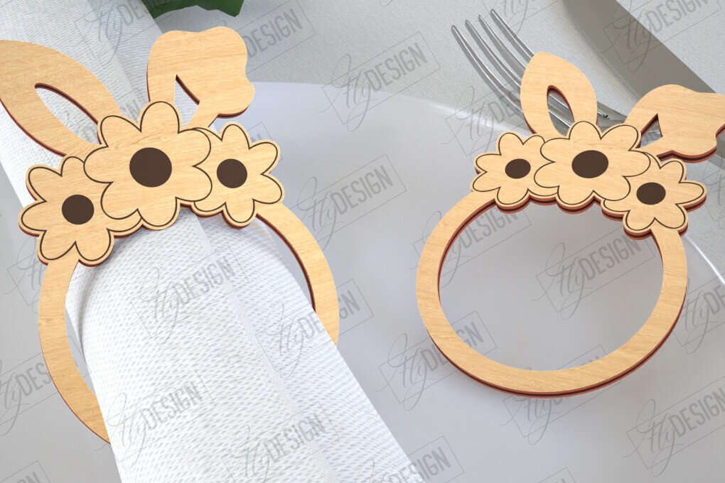 Intra απο ξύλο plywood  Χρώμα wenge 3mm-4mm πάχος - Πασχαλινά δαχτυλίδια χαρτοπετσέτας | Εορταστικό δείπνο Δίασταση 15x15 cm INTRAFABR-44663682