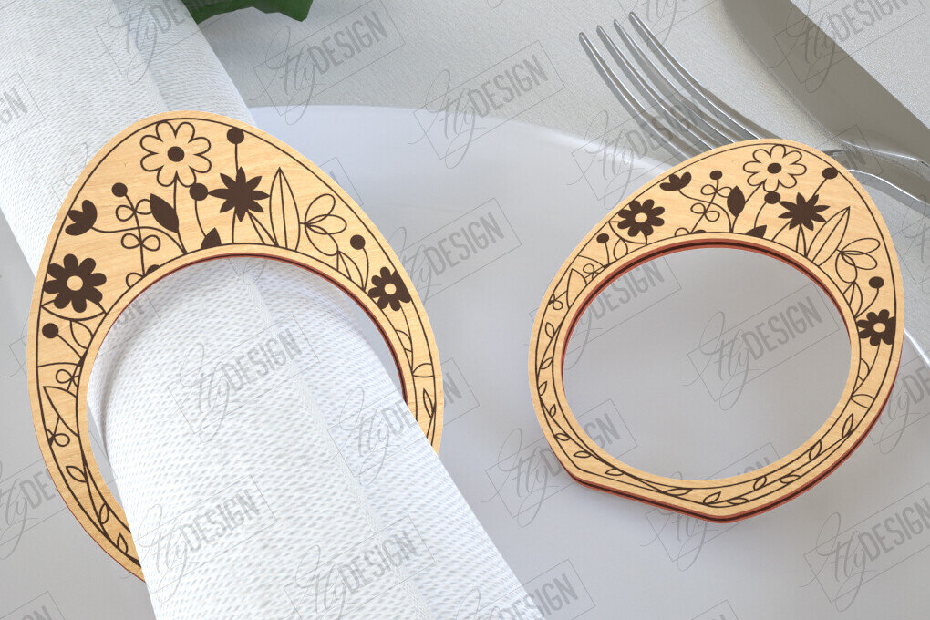 Intra απο ξύλο plywood  Χρώμα wenge 3mm-4mm πάχος - Πασχαλινά δαχτυλίδια χαρτοπετσέτας | Εορταστικό δείπνο Δίασταση 15x15 cm INTRAFABR-118026351