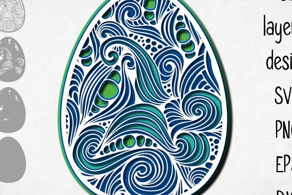 Intra απο ξύλο plywood  Χρώμα wenge 3mm-4mm πάχος - Πασχαλινό στολίδι - 3D Layered Δίασταση 6x6 cm INTRAFABR-118026555