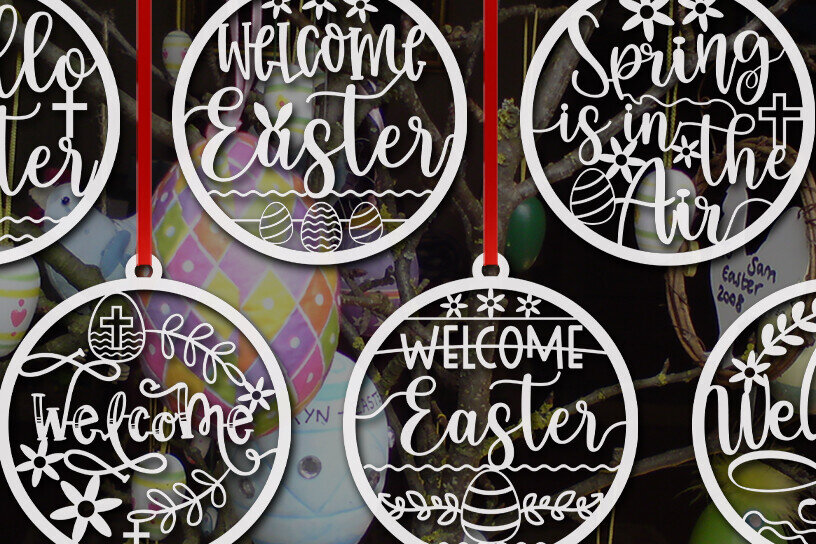 Intra απο ξύλο plywood  Χρώμα wenge 3mm-4mm πάχος - Πασχαλινό Στολίδι Λαγουδάκι Ετικέτες Lasercut Δίασταση 6x6 cm INTRAFABR-118026628