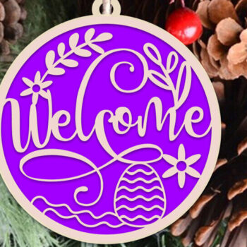 Intra απο ξύλο plywood  Χρώμα wenge 3mm-4mm πάχος - Πασχαλινό Στολίδι Λαγουδάκι Ετικέτες Lasercut Δίασταση 6x6 cm INTRAFABR-118026628 - Image 6