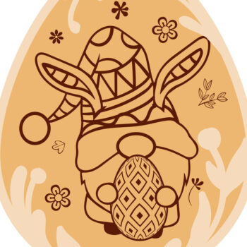 Intra απο ξύλο plywood  Χρώμα wenge 3mm-4mm πάχος - EASTER Paint Kit ΠΑΚΕΤΟ ΣΕΤ 9 τεμαχίων Δίασταση 5x6 cm INTRAFABR-107009050 - Image 8