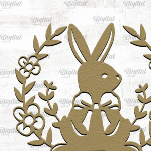 Intra απο ξύλο plywood  Χρώμα wenge 3mm-4mm πάχος - Πασχαλινό χαρτί κοπής. Πασχαλινή διακόσμηση με λέιζερ Δίασταση 15x15 cm INTRAFABR-99721470