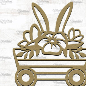 Intra απο ξύλο plywood  Χρώμα wenge 3mm-4mm πάχος - Πασχαλινό χαρτί κοπής. Πασχαλινή διακόσμηση με λέιζερ Δίασταση 15x15 cm INTRAFABR-96745441